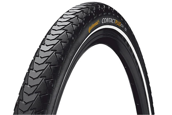 Continental Pneu Contact Plus 28" à Carcasse Métallique 1 Continental Pneu Contact Plus 28" à Carcasse Métallique