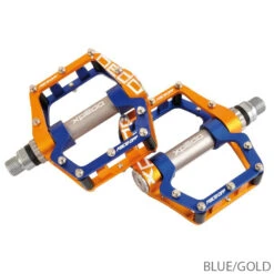 Xpedo Pédales à Plateforme Faceoff 18 9 Xpedo Pédales à Plateforme Faceoff 18 -Velo Fusion Promos Boutique 20112657 XMX18AC 40300192 Faceoff bluegold beschriftet