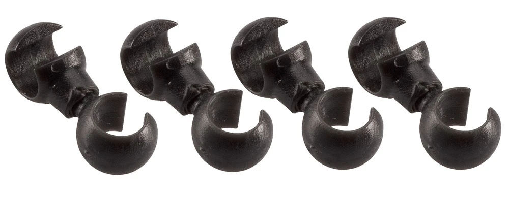 JAGWIRE Crochets En S Pour Conduites De Frein Et Gaines De Traction (4 Pièces) 1 JAGWIRE Crochets En S Pour Conduites De Frein Et Gaines De Traction (4 Pièces)