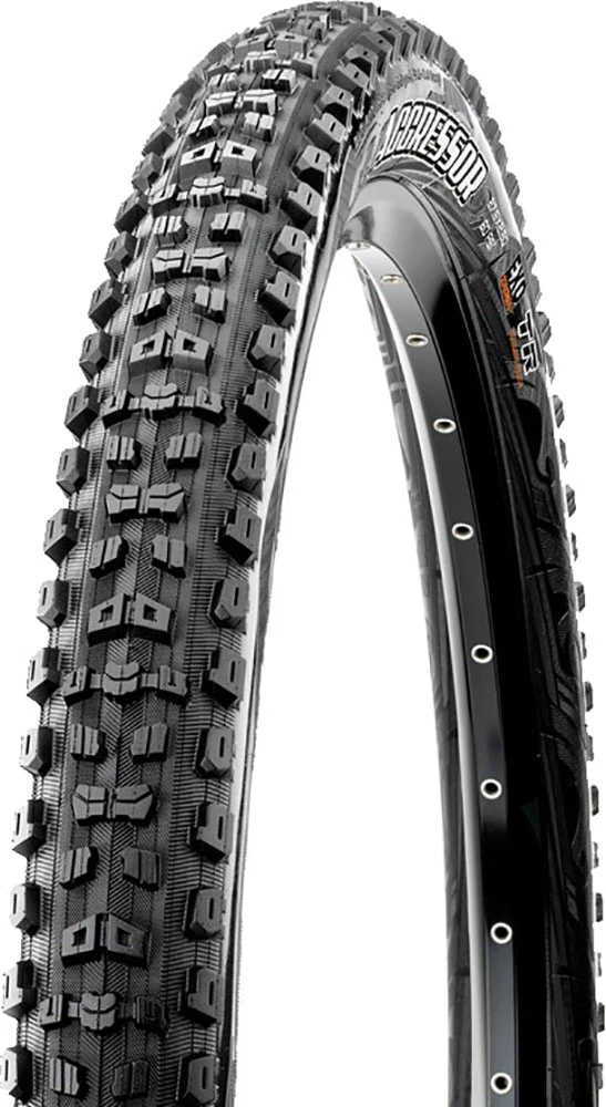 MAXXIS Aggressor 27,5x2,50" WT EXO TR Dual 60 Pneus Pliants 1 MAXXIS Aggressor 27,5x2,50" WT EXO TR Dual 60 Pneus Pliants