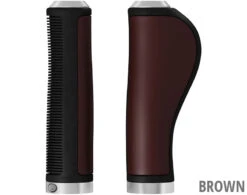 BROOKS Poignées Ergonomic Leather Grips 6 BROOKS Poignées Ergonomic Leather Grips -Velo Fusion Promos Boutique Brooks Ergonomic Leather Grips brown 8021890579140