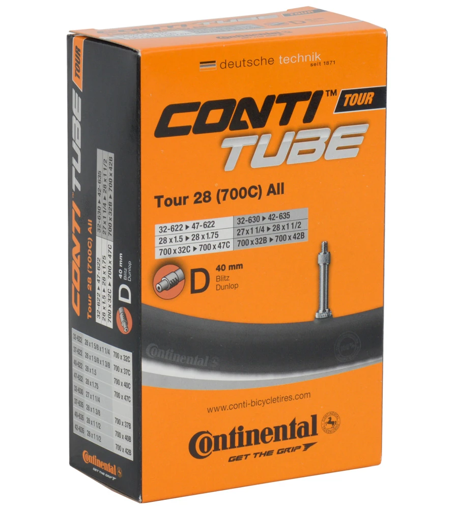 Continental Chambre à Air Tour 28 All D40 1 Continental Chambre à Air Tour 28 All D40