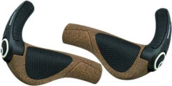 ERGON GP3-L Grips BioKork Avec 3 Doigts BarEnd