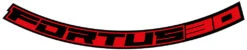 HOPE Fortus 30W 27.5 Decal Kit 11 HOPE Fortus 30W 27.5 Decal Kit -Velo Fusion Promos Boutique Hope Fortus 30W 27 5 Aufkleberset rot