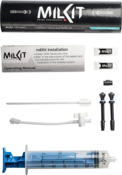 MilKit Kit Compact De Mesure Et De Remplissage Tubeless -Velo Fusion Promos Boutique Milkit Compact Tubeless Mess Nachfull Kit 45 2
