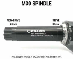Praxis Works BB86/90/92 M30 Boîte De Pédalier Road/MTB -Velo Fusion Promos Boutique Praxis Works BB86 90 92 M30 Road MTB Innenlager 86 4001W 3