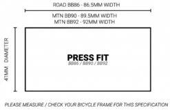 Velo Fusion Promos Boutique -Velo Fusion Promos Boutique Praxis Works BB86 90 92 M30 THRU Road MTB Innenlager 86 4201W 2