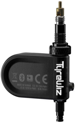 Quarq TyreWiz Capteur De Pression Des Pneus 7 Quarq TyreWiz Capteur De Pression Des Pneus -Velo Fusion Promos Boutique QUARQ TyreWiz WH TRWZ A1 Back Angle H