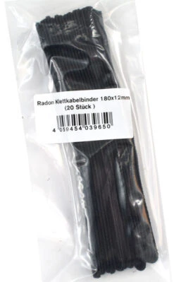 Colliers De Serrage Velcro 180x12mm (20 Pièces) -Velo Fusion Promos Boutique Radon Klettkabelbinder 180x12mm 20 St ck 20099633 c