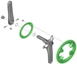 Shimano 105 Plateau Pour FC-R7100 50/34 Dents -Velo Fusion Promos Boutique Shimano 105 Kettenblatt fur FC R7100