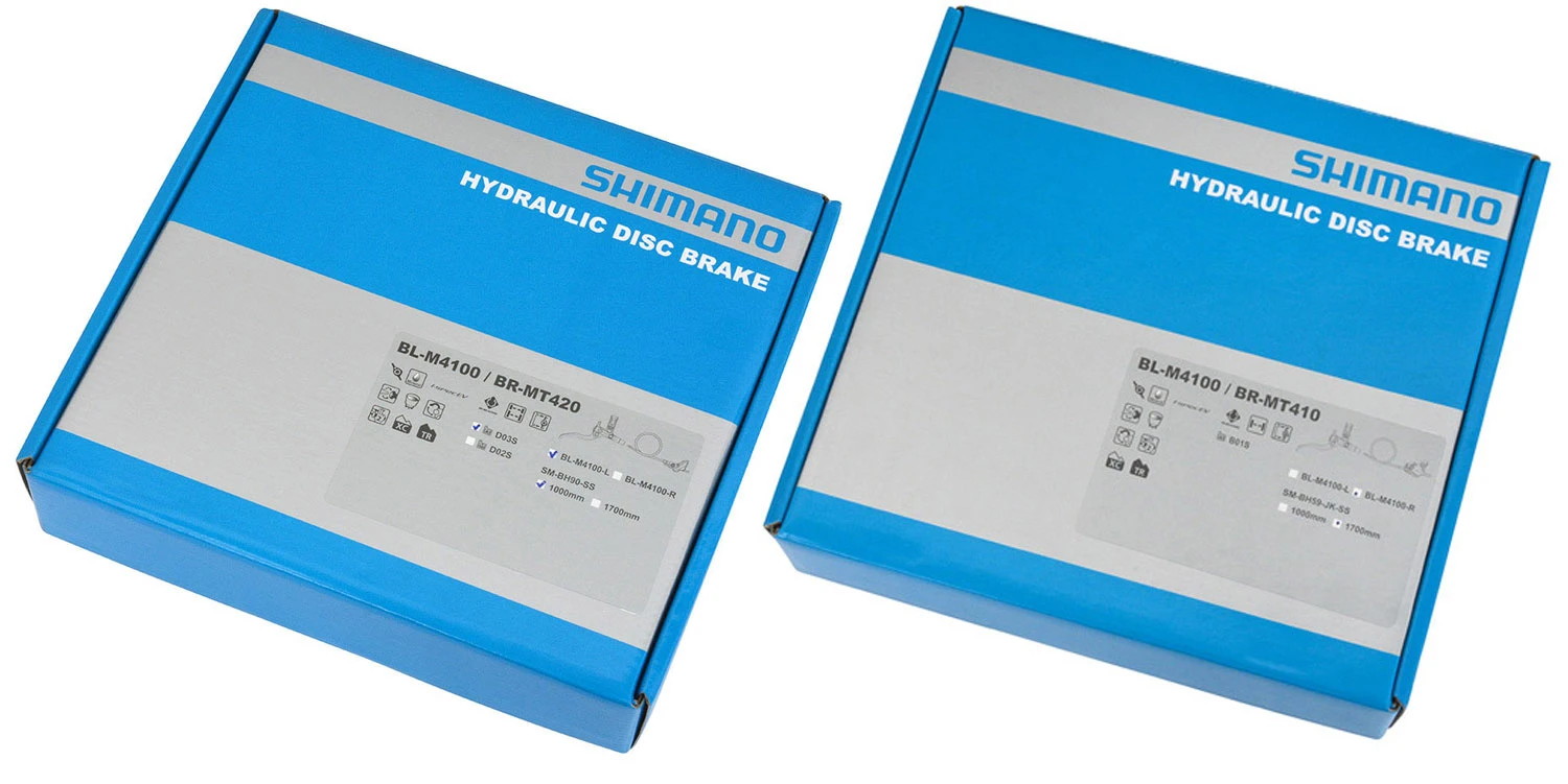 Shimano DEORE BL-M4100+BR-MT420/410 Kit De Freins à Disque 4 Shimano DEORE BL-M4100+BR-MT420/410 Kit De Freins à Disque – Image 4