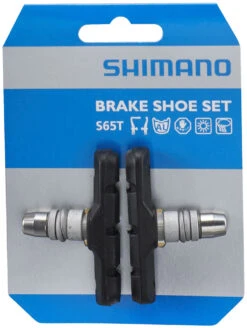 Shimano S65T V-Brake Patins De Frein -Velo Fusion Promos Boutique Shimano S65T Bremsschuhe Y8GP9810A a