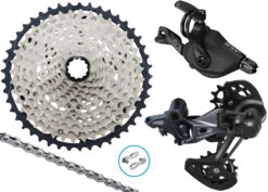 Shimano SLX M7100 Kit De Mise à Niveau 1x12 Vitesses 10-45 Collier De Serrage