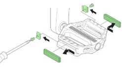 Shimano SM-PD69 Kit De Réflecteurs -Velo Fusion Promos Boutique Shimano SM PD69 Reflektorset YL8S98050 b