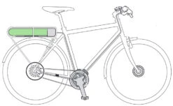 Shimano Batterie STEPS BT-E6001 504Wh Pour Montage Sur Le Porte-bagages -Velo Fusion Promos Boutique Shimano STEPS BT E6001 504Wh Akku fur Gepacktragermontage