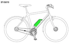 Shimano Batterie STEPS BT-E6010 418Wh Pour Montage Sur Cadre -Velo Fusion Promos Boutique Shimano STEPS BT E6010 418Wh Akku fur Rahmenmontage a