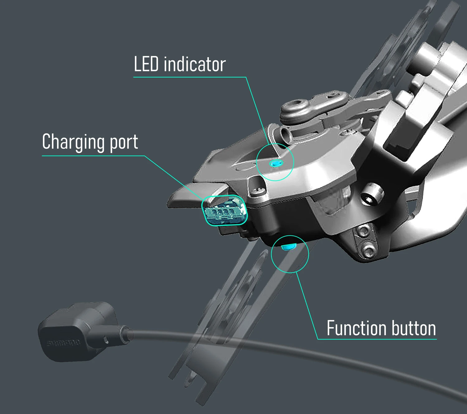 Shimano Dérailleur ULTEGRA Di2 RD-R8150 12 Vitesses 4 Shimano Dérailleur ULTEGRA Di2 RD-R8150 12 Vitesses – Image 4