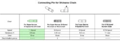 Shimano Axe De Connexion De La Chaîne 11 Vitesses 9 Shimano Axe De Connexion De La Chaîne 11 Vitesses -Velo Fusion Promos Boutique Shimano Kettennietstift 11 fach 20073581 e
