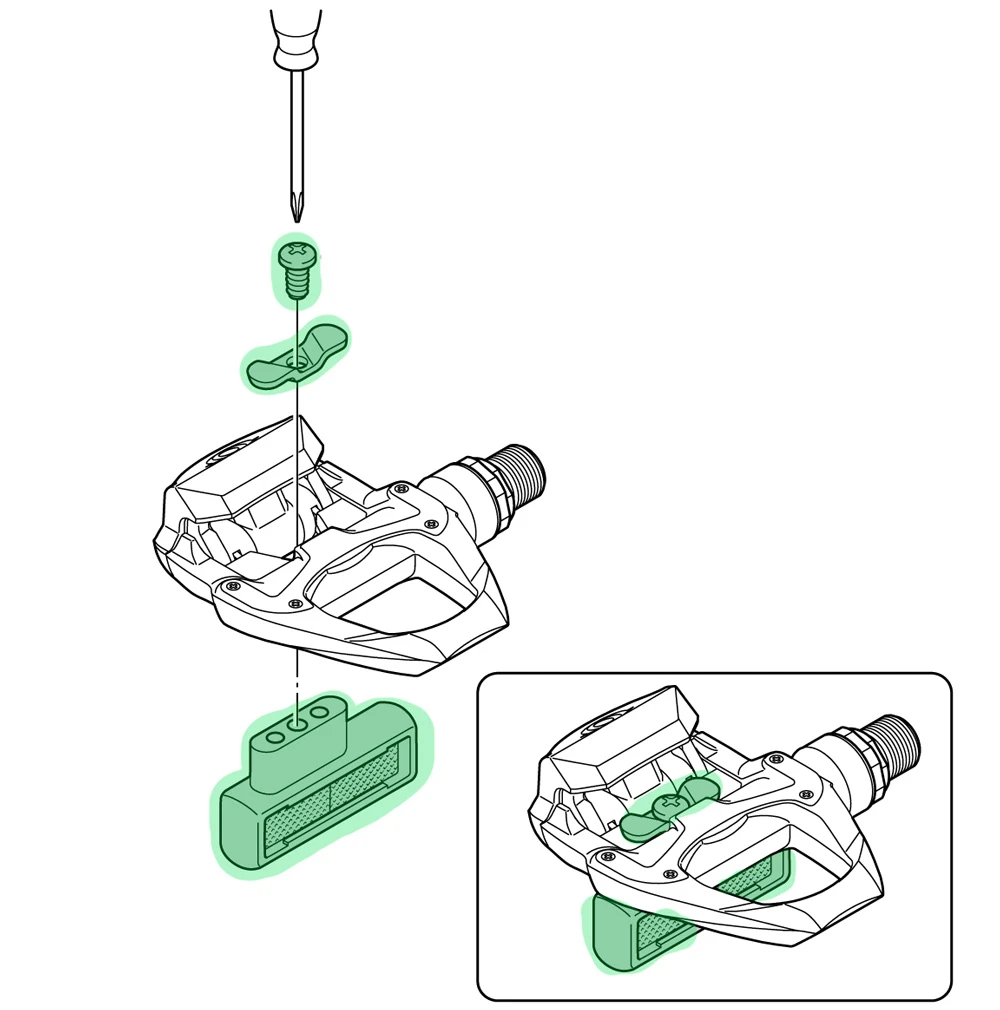 Shimano SM-PD63 Kit De Réflecteurs 2 Shimano SM-PD63 Kit De Réflecteurs – Image 2