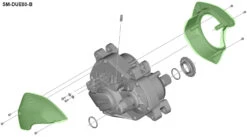 Shimano STEPS SM-DUE80-B Boîtier Pour DU-E8000 Type-B -Velo Fusion Promos Boutique Shimano Steps Gehause SM DUE80 B fur DU E8000 Typ B KSMDUE80B