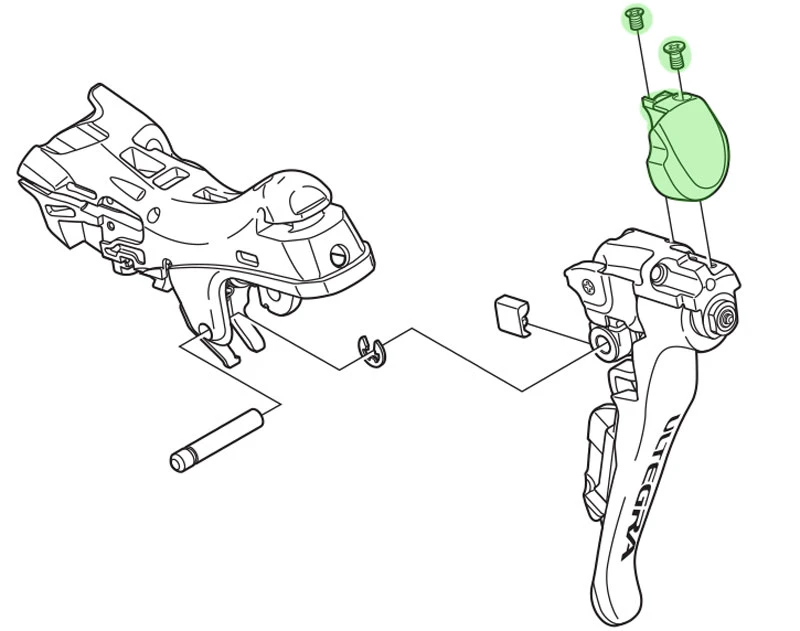 Shimano ULTEGRA ST-6800 Porte-nom Gauche 2 Shimano ULTEGRA ST-6800 Porte-nom Gauche – Image 2
