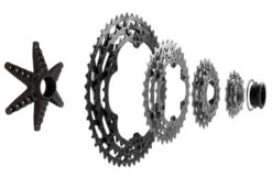 Shimano XTR M9100 Kit De Mise à Niveau 2x12 Vitesses 10-45 I-Spec EV Sans Dérailleur Arrière -Velo Fusion Promos Boutique Shimano XTR CS M9100 12 fach Kassette 10 45