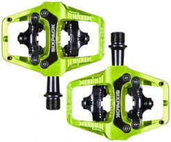 Pédales Sans étrier Vertic Trail -Velo Fusion Promos Boutique Sixpack Vertic Pedal Electric Green