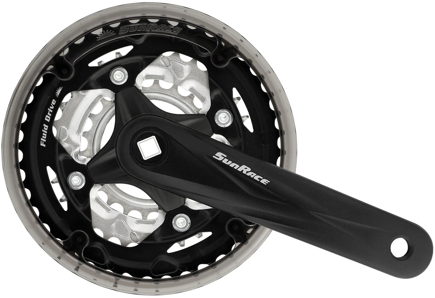 SUNRACE FCM600 7/8-speed Manivelle Carrée 42/32/22 170mm 1 SUNRACE FCM600 7/8-speed Manivelle Carrée 42/32/22 170mm