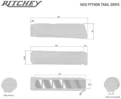 RITCHEY Poignées WCS Trail Python 5 RITCHEY Poignées WCS Trail Python -Velo Fusion Promos Boutique WCS Python Trail Grips