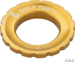 Centerlock Lockring -Velo Fusion Promos Boutique Wolf Tooth Centerlock Rotor Lockring Gold 4