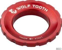 Centerlock Lockring -Velo Fusion Promos Boutique Wolf Tooth Centerlock Rotor Lockring Red 2