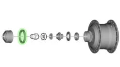 Shimano Bague D'espacement Center-Lock Pour Moyeux De Transmission ALFINE 5 Shimano Bague D'espacement Center-Lock Pour Moyeux De Transmission ALFINE -Velo Fusion Promos Boutique Y37R82000 3