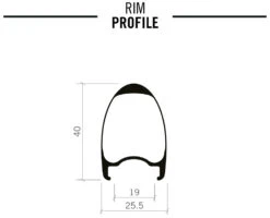 Vision Jeu De Roues Carbone TC 40 Disc TLR -Velo Fusion Promos Boutique tc40 chtlr rimprofile