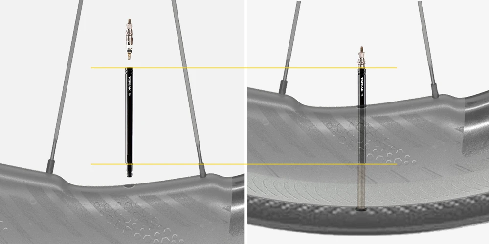 Topeak Presta Valve Extender Extension De Valve (2 Pièces) 5 Topeak Presta Valve Extender Extension De Valve (2 Pièces) – Image 5